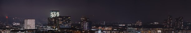 夜晚,苏黎士,城市
