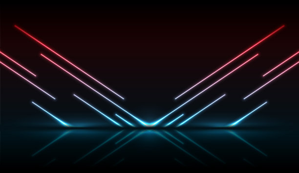 红蓝渐变科技背景