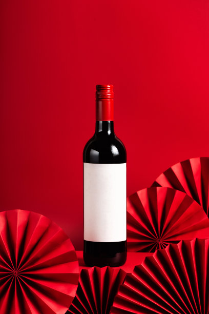 中过年海报底纹