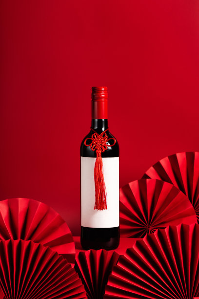 中过年海报底纹