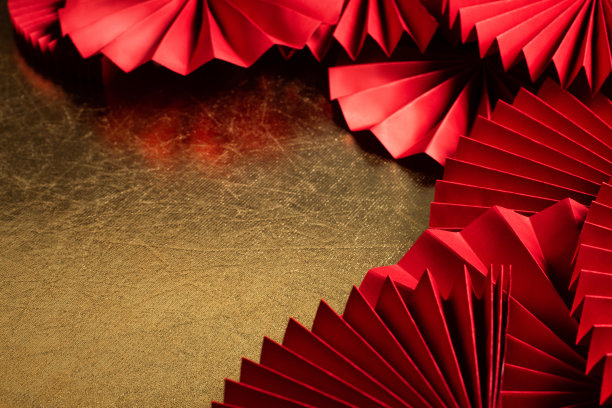 中过年海报底纹