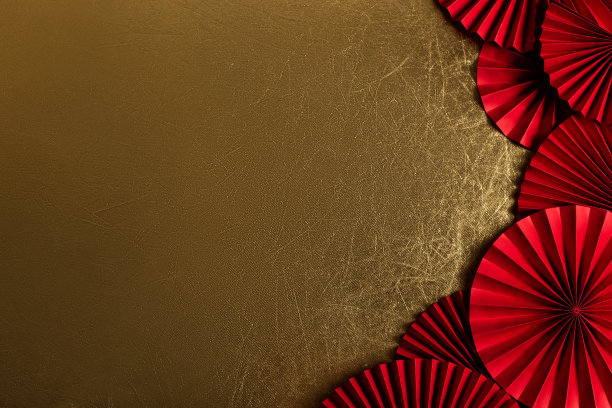 中过年海报底纹