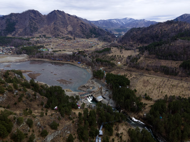 水电站建设工地