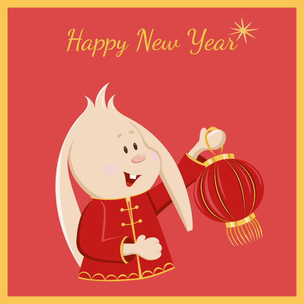 传统,贺卡,灯笼