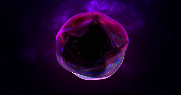 紫色光圈背景霓虹背景