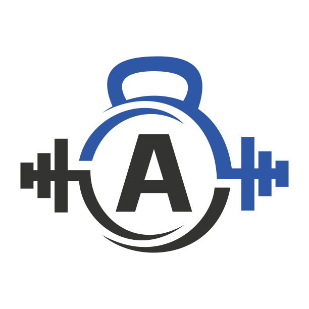 a字母logo瑜伽健身标志