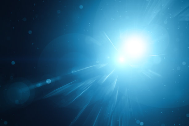 繁星点点蓝色动态宇宙