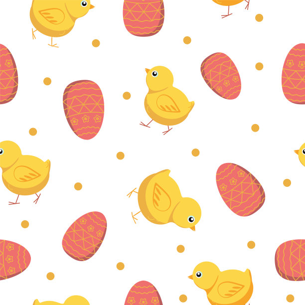 小鸡小鸭图案设计