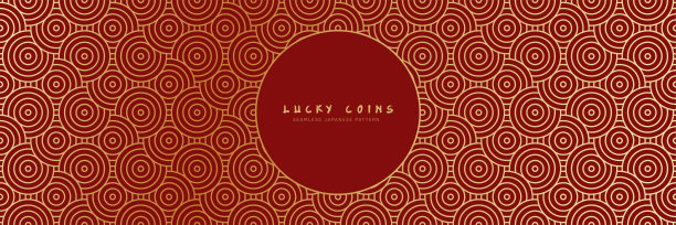 圆形古典花纹图案