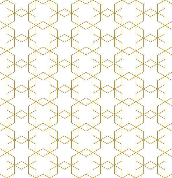 金色抽象格子纹