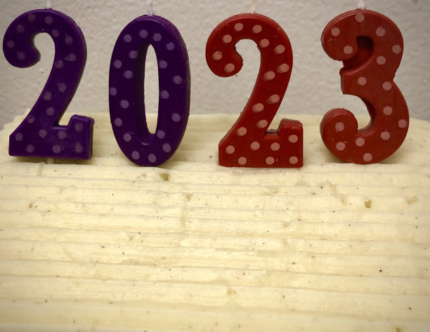 紫色新年背景板设计