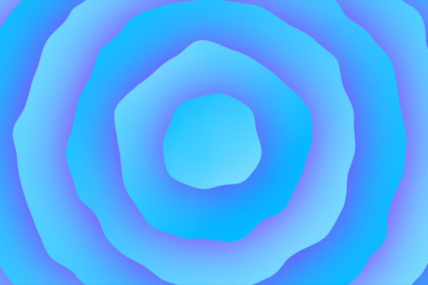 粉色星星圆形矢量图案