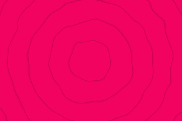 粉色星星圆形矢量图案