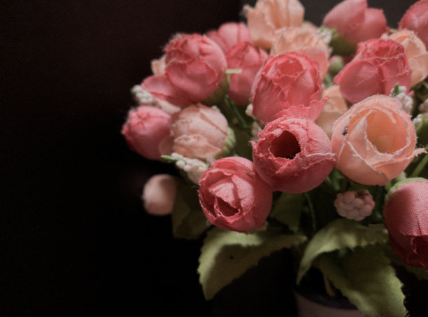 红色婚礼花艺素材