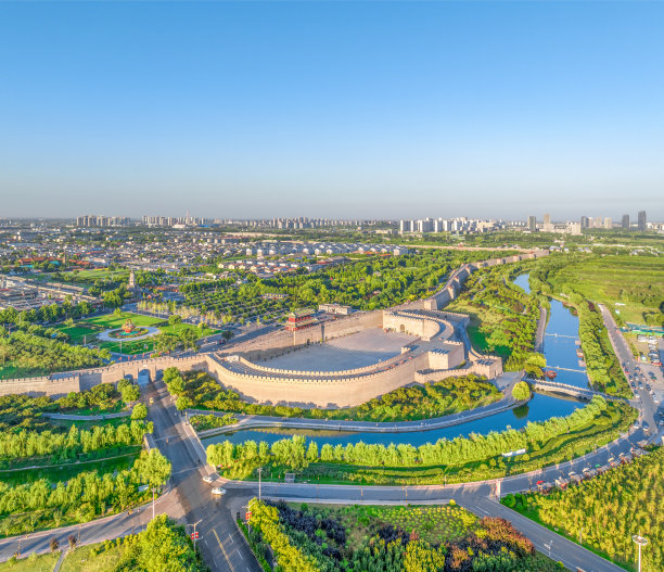 石家庄城市背景图