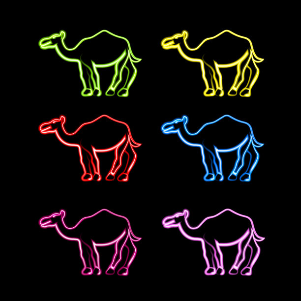 驼队logo