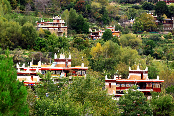 甘孜丹巴藏族村落