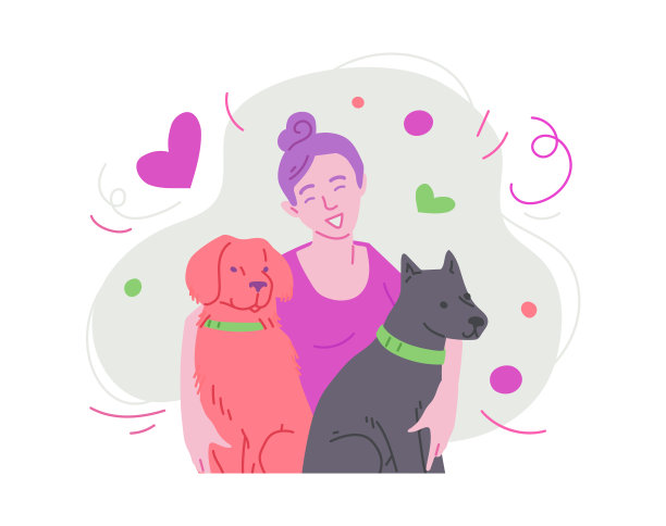 可爱的,华丽的,背景分离