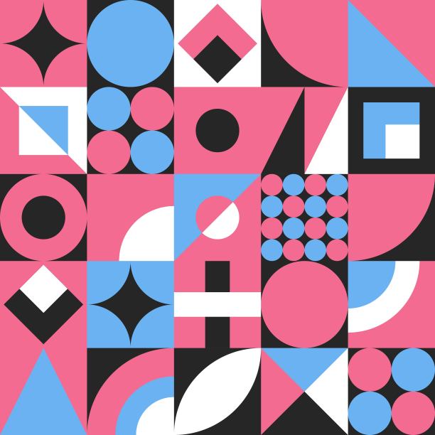 几何组合四方连续图