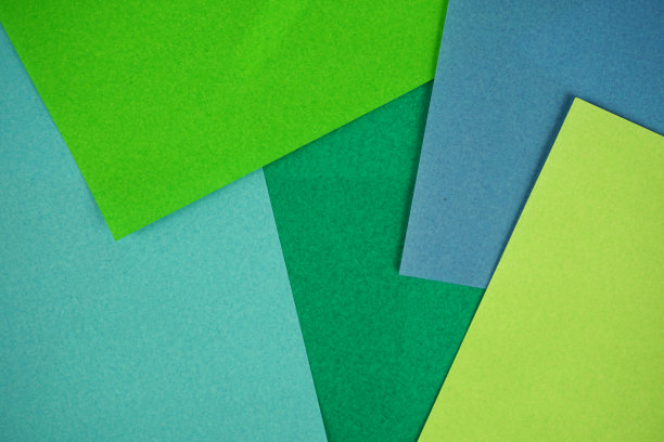 清新绿色方块背景图案