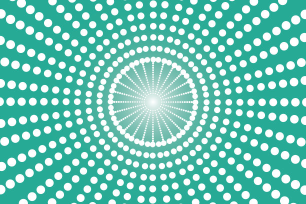 圆点镂空艺术图案