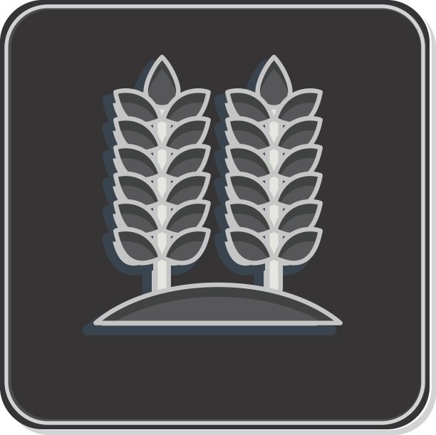 农业种植小麦logo