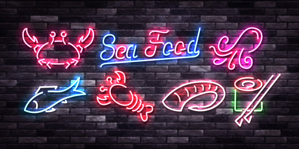 虾,logo,厨师