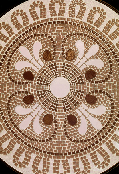 精美对称圆形花纹图案