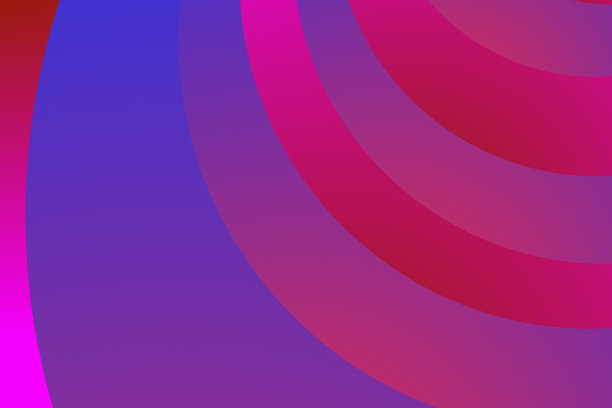 粉色星星圆形矢量图案