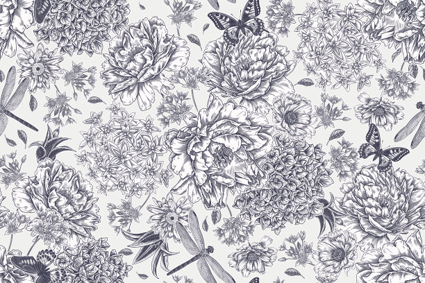 织物图案四方连续图