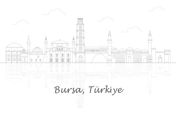 土耳其建筑线描印象