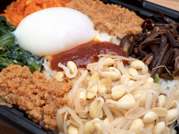 韩国食物,午餐,外卖食品