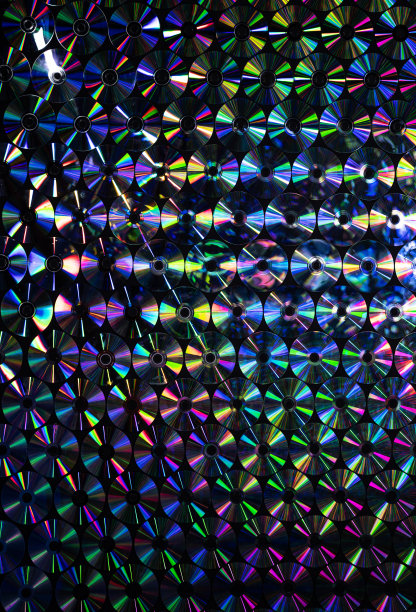 圆形彩色折光纹