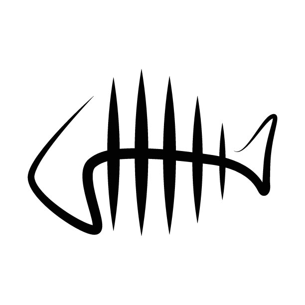 鱼骨logo