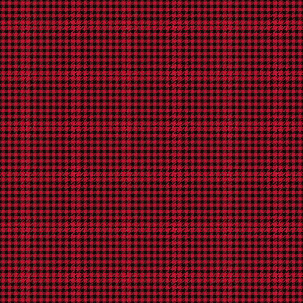 红底格纹服饰图案