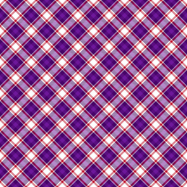 红底格纹服饰图案