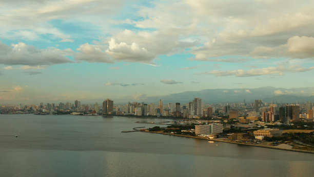 航拍高清鸟瞰城市建筑风光组合