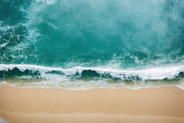 波浪大海海浪海水纹样