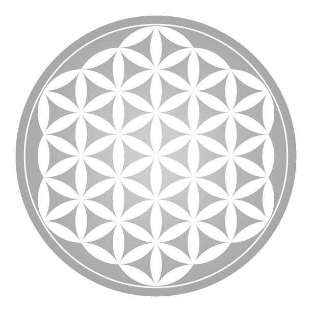 精美复古风圆形几何花纹