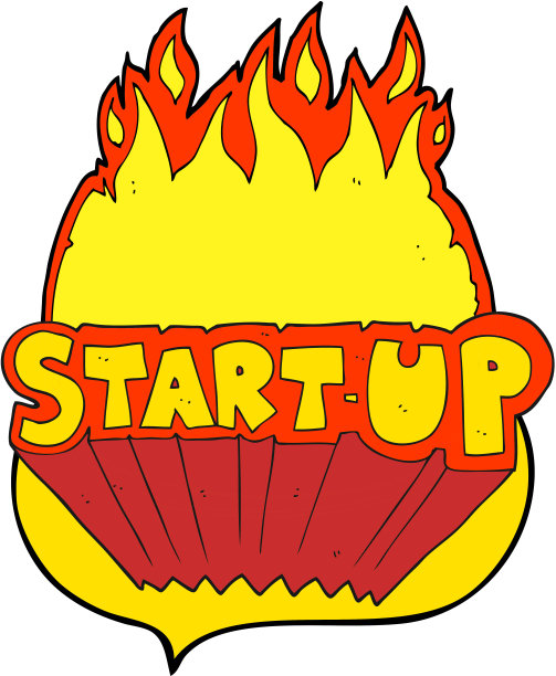 传统包子铺线描插画