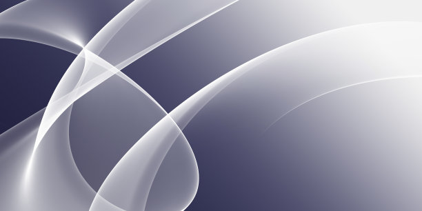 蓝色动感飘逸线条背景图