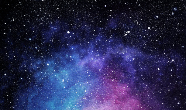 紫色的世界星辰