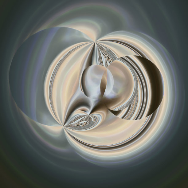 精美复古风圆形几何花纹