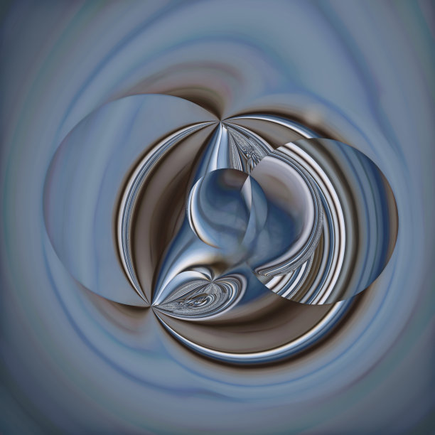 精美复古风圆形几何花纹