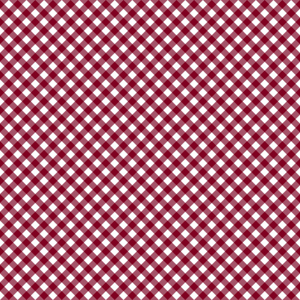 红底格纹服饰图案