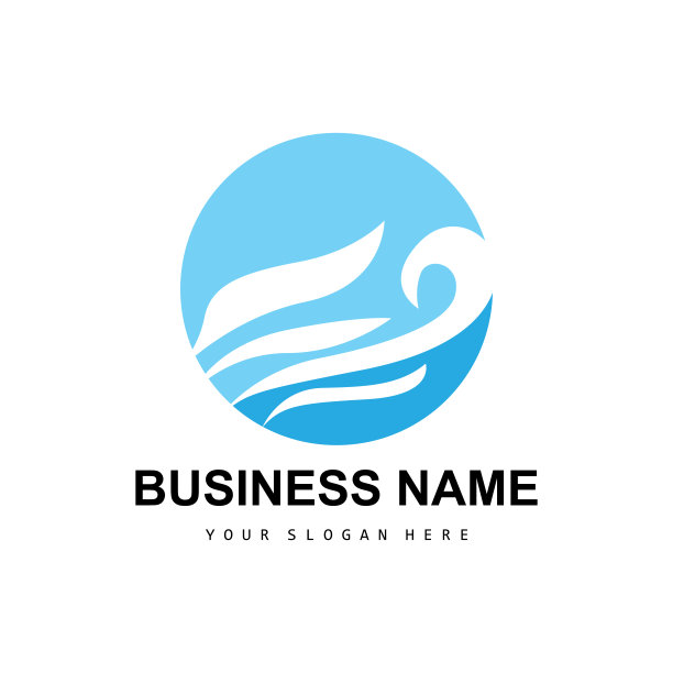 海浪云纹logo