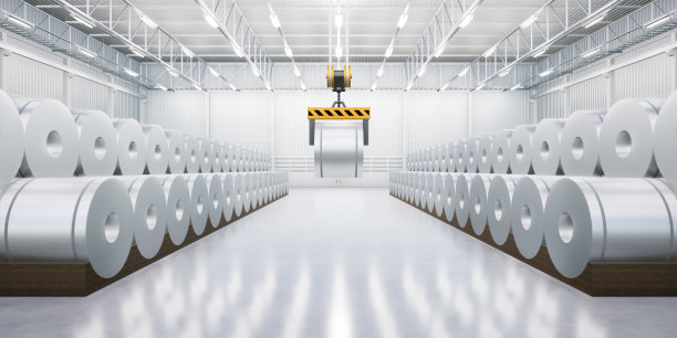 钢结构厂房鸟瞰图