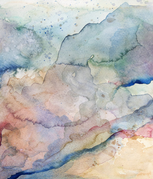 水彩画颜料,彩色背景,画画