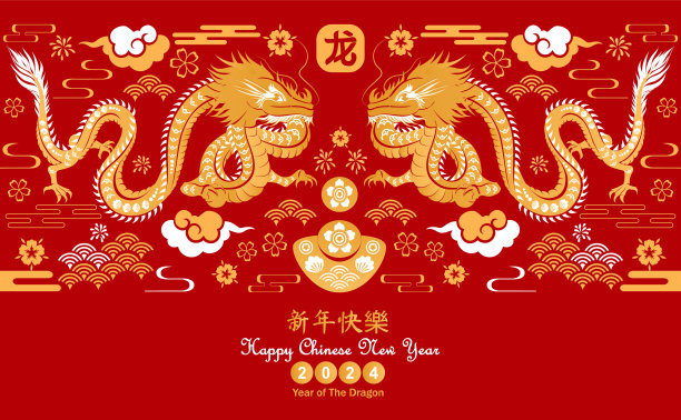传统,贺卡,灯笼
