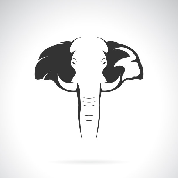 大象logo卡通形象